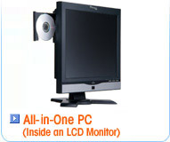 All-In-One PC - Inside a LCD Monitor